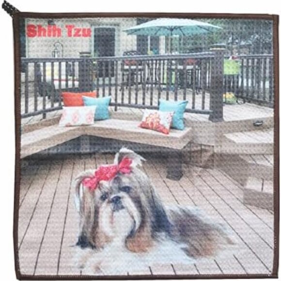 Amazing Fun Dog Decorations Art Poster (Unframed) (Shih Tzu (12"x12")) - Picture 2 of 5